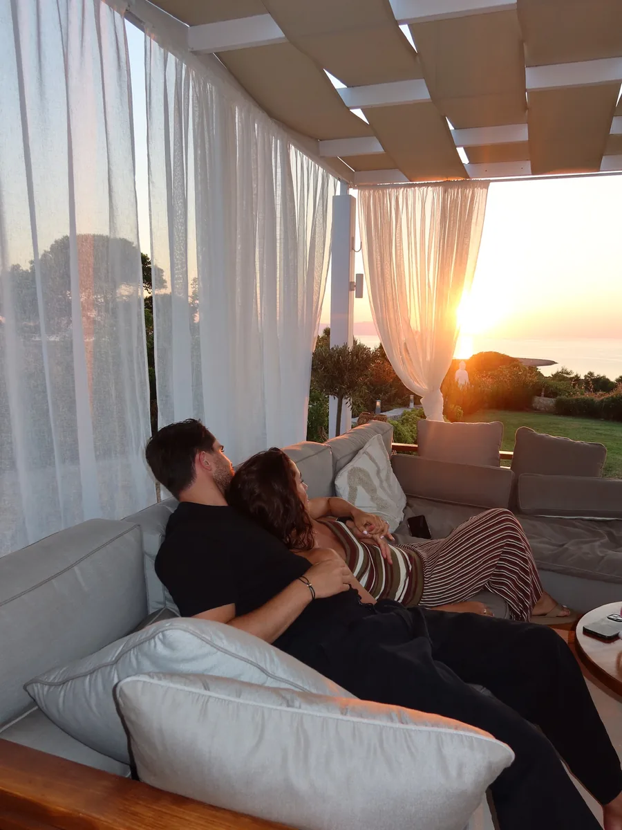 Sunset, the two of us