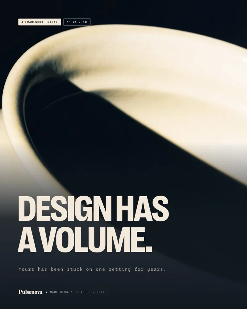 Carousel cover, VOLUME